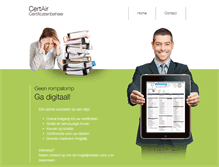 Tablet Screenshot of certair.nl